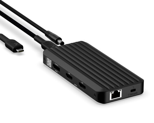 Unisynk 10-port USB-C dokkingstasjon (sort) Unisynk 10-port USB-C dokkingstasjon (sort)