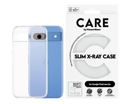 CARE by PanzerGlass Fashionable Case Transparent X-Ray Soft Basic Google Pixel 9a 5G