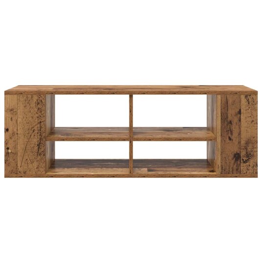  Vegghengt TV skap Gammelt tre 102 x 35 x 35 cm Konstruert tre