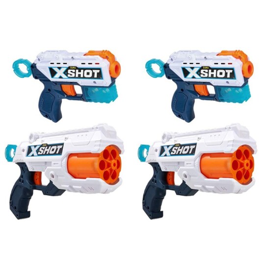 X-Shot Excel Combo Pakke Reflex 6 & Kickback Blaster X-Shot Excel Combo Pakke Reflex 6 & Kickback Blaster