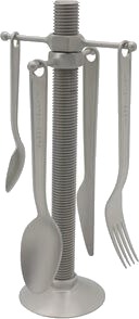 Alessi Conversational Objects bestikksett 16 deler med stativ Alessi Conversational Objects bestikksett 16 deler med stativ