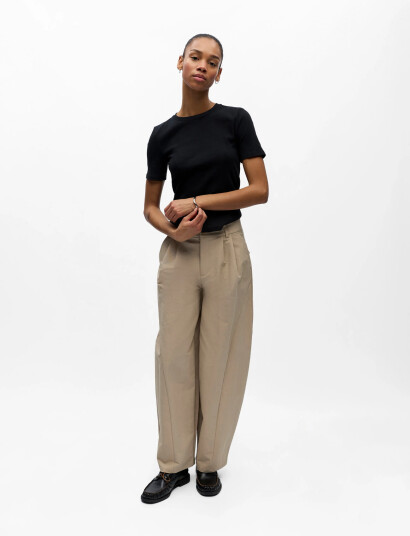 Object Objtanya Mw Barrel Pant E Vip 26 Beige 40 Object Objtanya Mw Barrel Pant E Vip 26 Beige 40