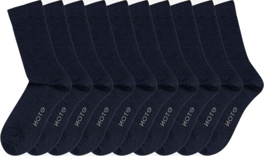 Eton By Syversen 10pk ull sokk comfort top 41 45 blå herre