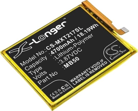 Motorola Moto G200 batteri (4700 mAh 3.85 V, Sort)