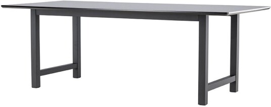 Oslo spisebord 100x220cm svart.