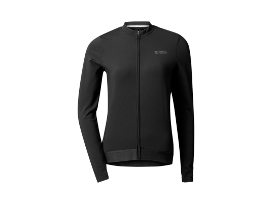 Pathtaker Thermal sykkeltrøye m/lange ermer dame sort