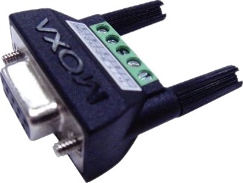 Moxa - Seriell Adapter - 5-Pins Terminalblokk (Hunn) Til Db-9 (Hunn)