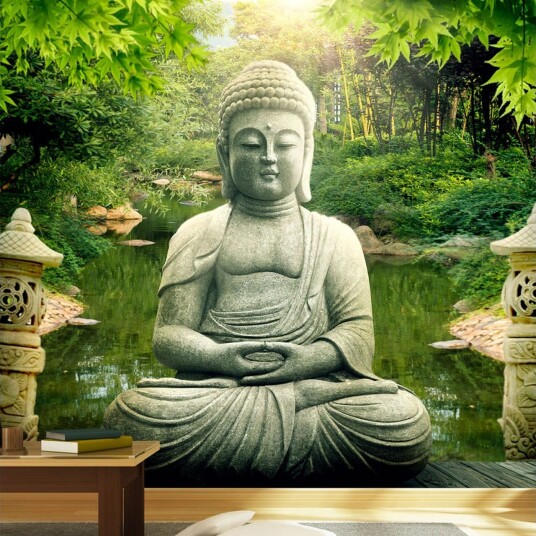 Fototapet Buddha's Garden 250x175 - Artgeist sp. z o. o.