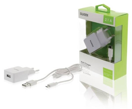 Apple Lader Vegg Lader 1 - Utgang 2.1a Apple Lysning Hvit Apple Lader Vegg Lader 1 - Utgang 2.1a Apple Lysning Hvit