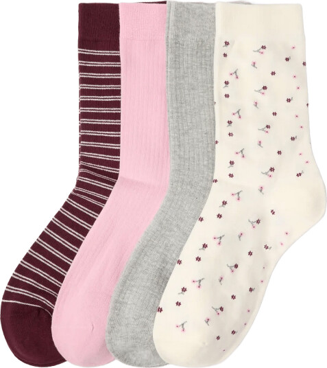 Lindex 4 Pack Socks Beige 39/41