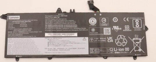 Lenovo Batteri Til Bærbar Pc Litiumion 3-Cellers 4950 Mah 57 Wh 5B10W13955 Lenovo Batteri Til Bærbar Pc Litiumion 3-Cellers 4950 Mah 57 Wh 5B10W13955