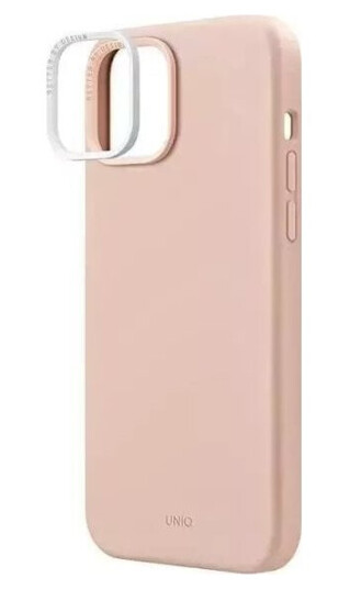 Dėklas Uniq Uniq Etui Lino Do Iphone 14 Plus 6,7" Rožinis/Blush Pink
