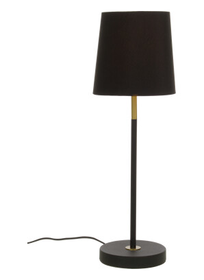 Eketorp Bordlampe liten IP20 Svart/Matt Messing