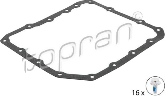 Tetning, bunnpanne, automatgir TOPRAN 500 784 Tetning, bunnpanne, automatgir TOPRAN 500 784