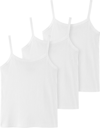 LMTD Nlfhinaja Strap Top 3P White 170 176