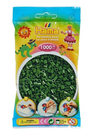 Hama Fuse Beads - Forest Grønn 1000pcs. Hama Fuse Beads - Forest Grønn 1000pcs.
