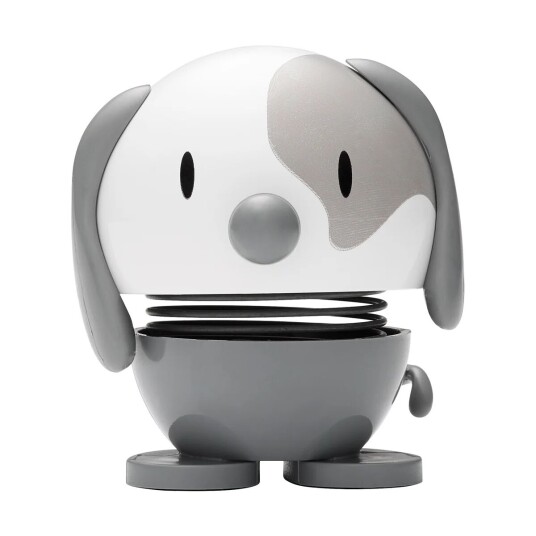 Hoptimist Dog figur 6,9 cm Cool grey
