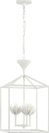 Agnes 18" Flush Mount Plaster White