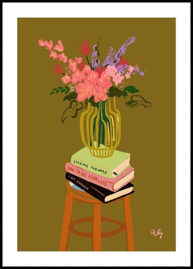 Floral Vase Poster Plakat / 40x50cm Floral Vase Poster Plakat / 40x50cm