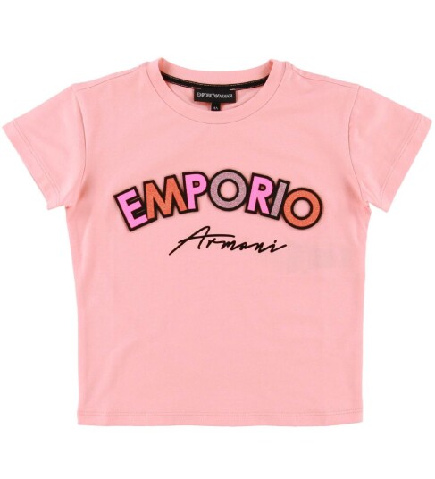 Giorgio Armani Emporio Armani T skjorte Alba Juno m. Glitter/lapper Emporio Armani 10 år 140 T skjorte Rosa
