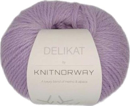 Knit Norway Delikat Garn Lavender 503 50 g