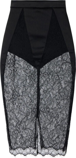 Elisabetta Franchi Dame Skjørt Svart 2XL, Elisabetta Franchi Dame Skjørt Svart 2XL,