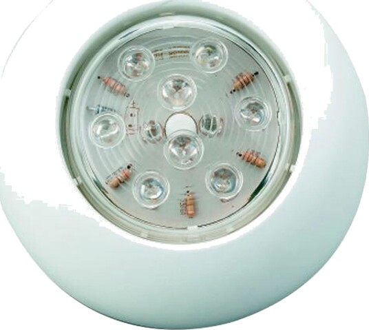 LED lampe med trykk.12V hvitt lys
