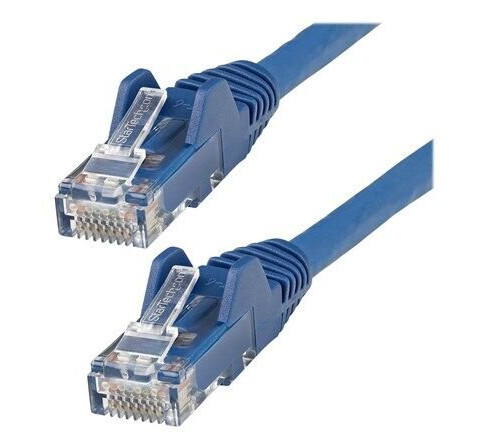 StarTech 3m CAT6 Nettverkskabel U/UTP Svart, 10 Gigabit LSZH