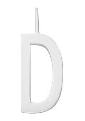 Design Letters Archetype Charm 16 mm Silver A-Z D
