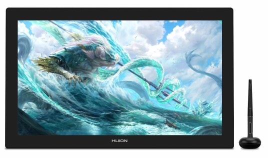 Huion Kamvas Pro 24 (4K) tegnebrett med 4K HDR - VESA 100x100 Huion Kamvas Pro 24 (4K) tegnebrett med 4K HDR - VESA 100x100