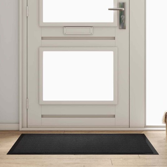  Dørmatte Antrasitt 60 x 40 x 1.2 cm Teddy stoff