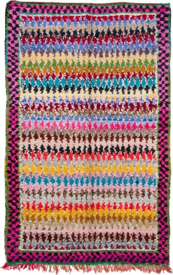 Marokkansk Boucherouite teppe 250 x 160 cm Størrelse: 250 x 160 cm
