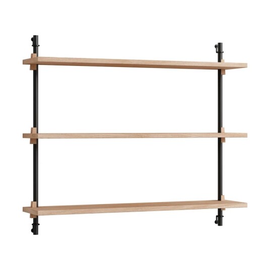 Moebe wall shelving ws.65.1 Eik-svart