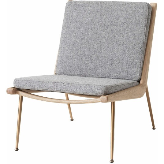 &Tradition Boomerang HM1 Loungestol Hvitoljet Eik / Hallingdal 130