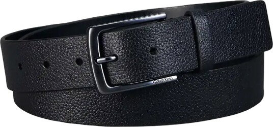 Calvin Klein Casual Pin Buckle Pebble 35Mm Black 100 Calvin Klein Casual Pin Buckle Pebble 35Mm Black 100