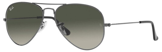 Ray-Ban Aviator Large Metal Gunmetal Grey Gradient