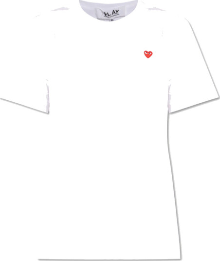 Comme des Garçons Play Dame Topper Hvit S, Comme des Garçons Play Dame Topper Hvit S,