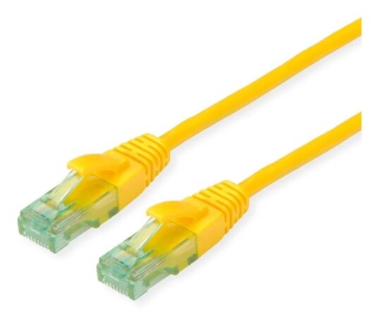Roline 21.45.3128 15 M Cat6a U/Utp Utp Rj-45 Rj-45 Gul