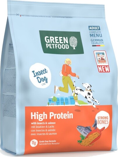 Green Petfood Tørrfôr Insectdog High Protein Med Insekter & Laks 900 G