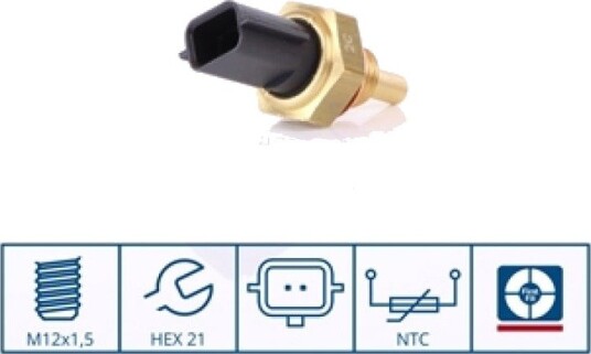 NISSENS 207022 Sensor, motortemperatur NISSENS 207022 Sensor, motortemperatur