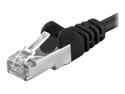 Premiumcord Koblingskabel Rj-45 Hann Til Rj-45 Hann 1.5 M Sftp Pimf Cat 6A Formstøpt Uten Hindringer Pantone-Svart