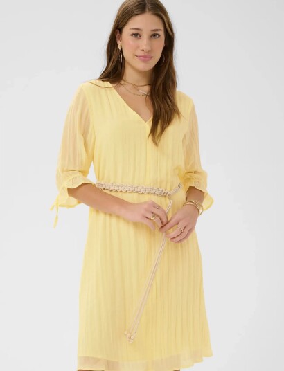 Cream Crisabelle Dress Yellow 40 Cream Crisabelle Dress Yellow 40