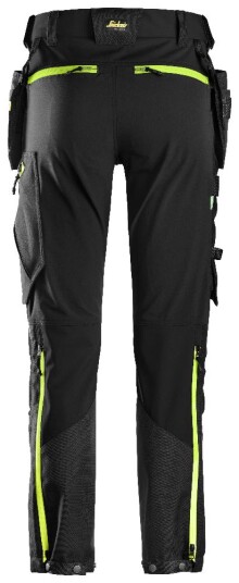 Snickers Workwear 6940 FlexiWork Softshellbukse svart C48
