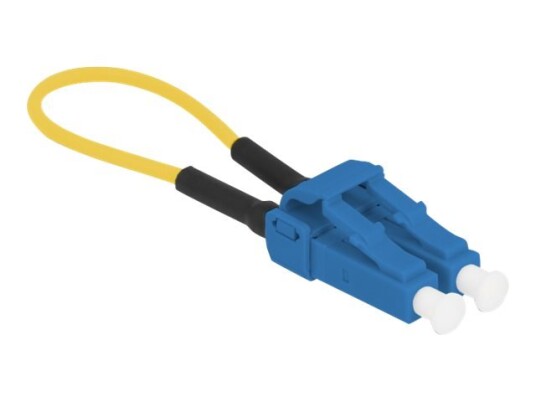 Delock - Loopbackadapter - Lc/Upc-Enkeltmodus (Hann) - Fiberoptisk - 9 / 125 Micron - Blå Gul
