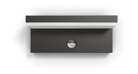 Philips Bustan Led Utendørs Vegglampe Ir 4000K Antrasitt Ip44 Philips Bustan Led Utendørs Vegglampe Ir 4000K Antrasitt Ip44