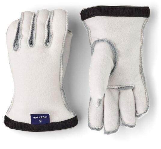 Hestra Heli Ski Jr. Liner - 5 Finger Offwhite 8-9 år Hestra Heli Ski Jr. Liner - 5 Finger Offwhite 8-9 år