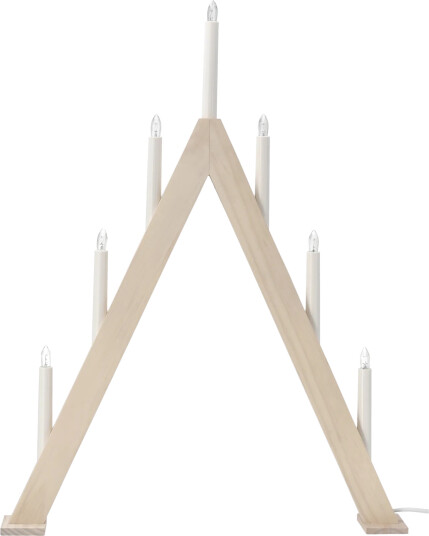 Scandi Living Nord adventslysestake 60 cm Hvit Lasert Scandi Living Nord adventslysestake 60 cm Hvit Lasert