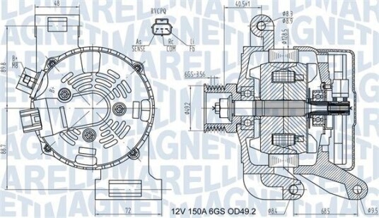 Dynamo MAGNETI MARELLI 063731575010