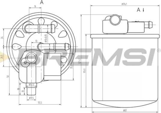 Drivstoffilter BREMSI FE0056 Drivstoffilter BREMSI FE0056