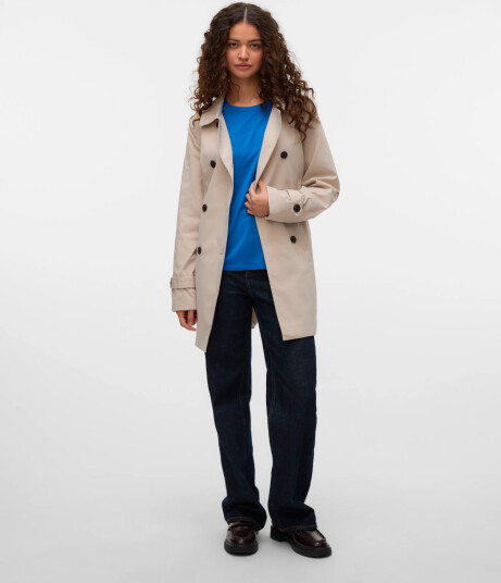 Vero Moda Vmchelsea Olivia Trenchcoat Noos Beige M